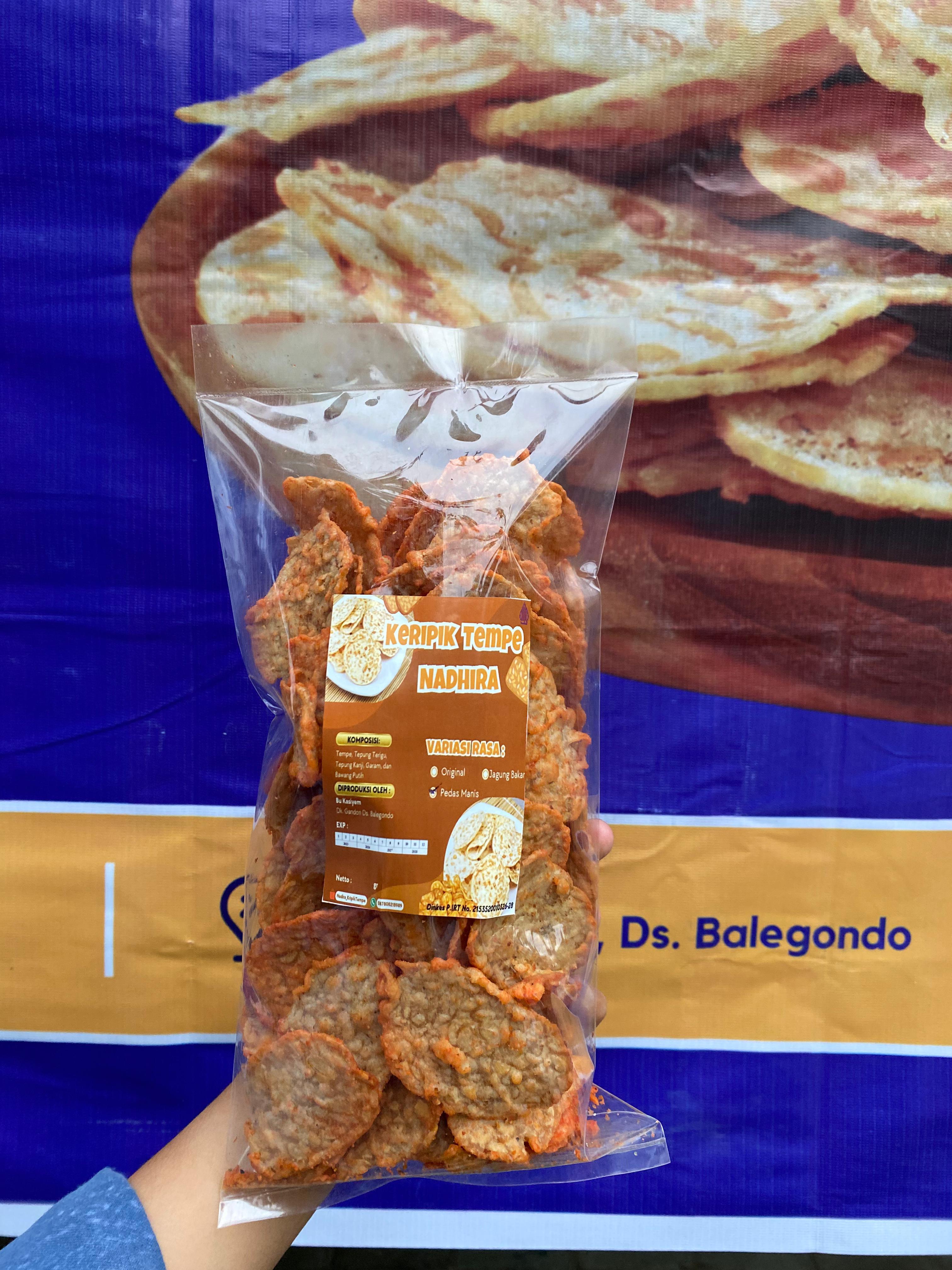 Keripik Tempe Nadhira - Pedas Manis
